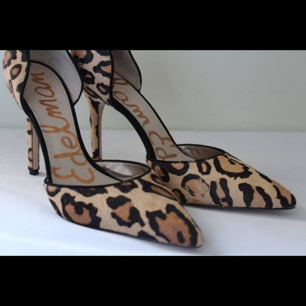 NEW with Box Sam Edelman Delilah Leopard Heel